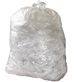 200 x 10kg Refuse Bin Bag Clear Recyclable