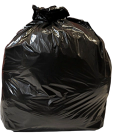 200 x 15kg Extra Heavy Duty Black Sacks Recyclable