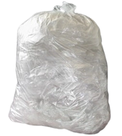100 x Extra Heavy Duty Clear Compactor Sack Recyclable