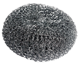 10 x 40g Galvanised Steel Scourer Recyclable